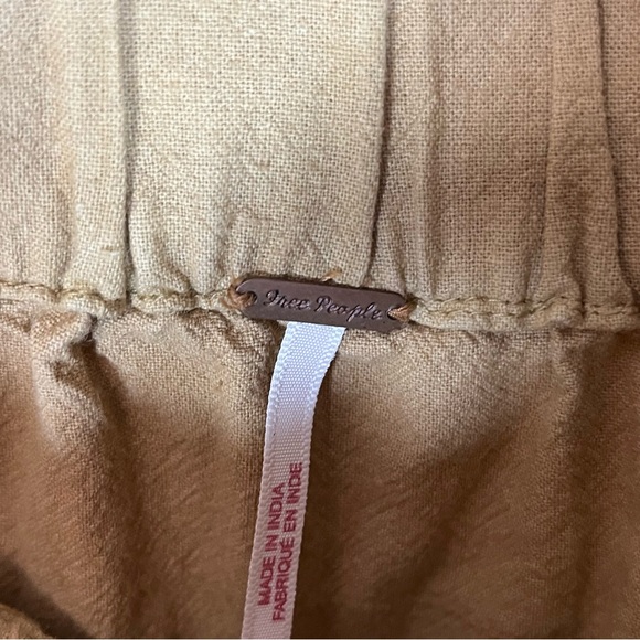 Free People Mariposa Camel Mini Skirt Size Small - Picture 8 of 11